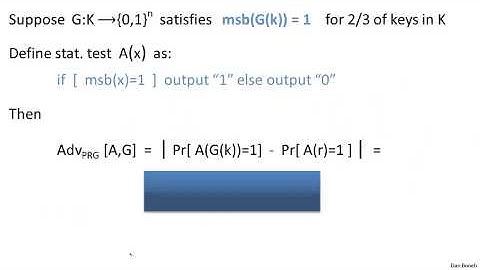 2   5   PRG Security Definitions 25 min)