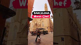 #barcelona worst chef. I bet you didn't know about it! #travel #spain #spaintravel #barcelonatravel