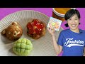 Popin' Cookin' Fresh BAKERY -- miniature Japanese DIY baking kit -- TINY melon pan, kuma pan