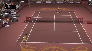 Top Spin 4 PC was really ahead of its time!! Ivanovic Vs serena Williams (expert mode 60fps)