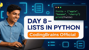 👉 Python Day 8: Lists in Python (Create, Access, Update, Functions)