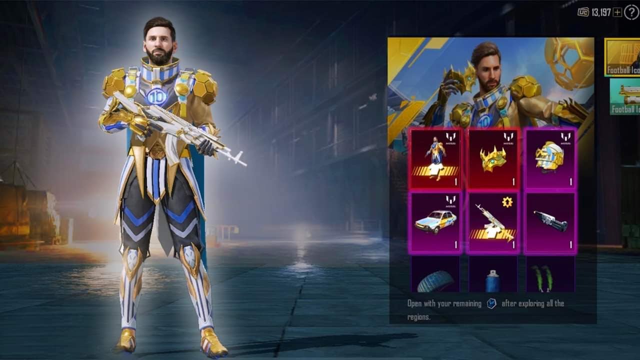 MESSI Character Is Here | PUBG MOBILE