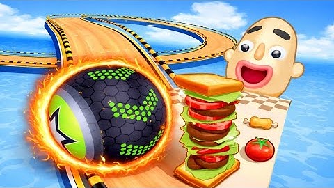 Sandwich Runner vs Going Balls - All Levels SpeedRun Gameplay Android iOS Ep1