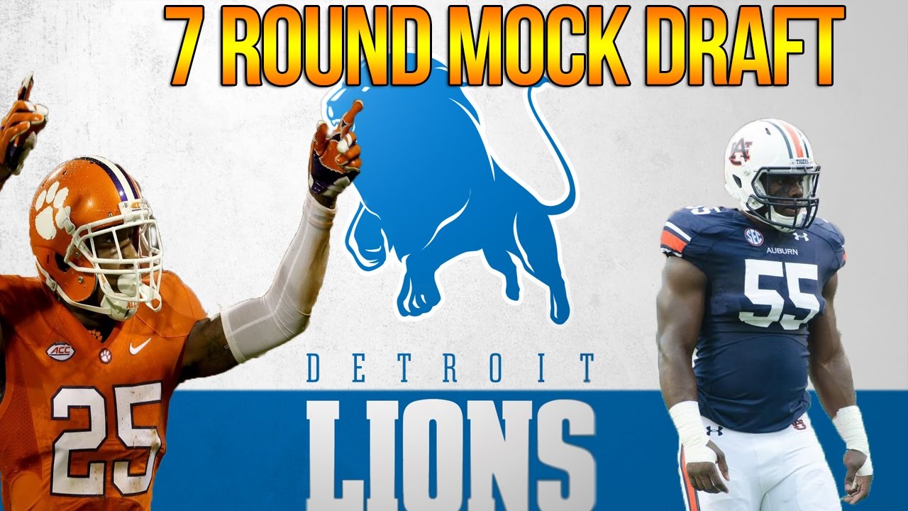 [High Resolution] Detroit Lions 2023 Mock Draft