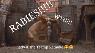 SHOCKING !!!! Lady & The Tramp rabies scene Remake 2019 WTHHH!!!!!