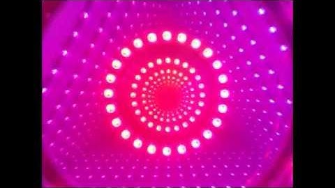 Infinity mirror with Adafruit Neopixels