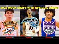 Post-Lottery 2022 NBA Mock Draft | With Official Order | Full First Round
