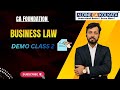 BUSINESS LAW INTRODUCTION AND IRF CLASS 2 | CA Foundation | Business Law | May'26 &amp; Sept'26 @ca