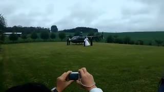 Noiva Camila Chegando De Helicóptero - Camila André - 060915