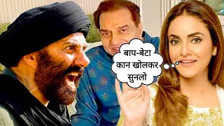 Nadia Khan: Dharmendra himself does not like Sunny Deol's anti-Pakistan dialogues in films