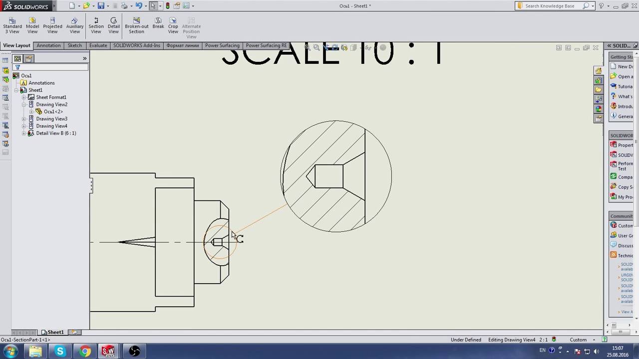 How To Use Detail View In Solidworks Youtube