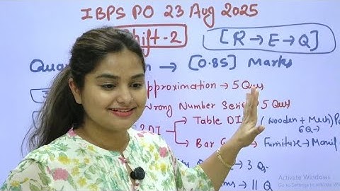 IBPS PO Pre 2025 SHIFT 2 Quant Quick Accurate Analysis + Good Attempts By Minakshi Varshney 