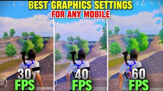30 Fps + 40 Fps + 60 Fps Graphics settings | pubg graphics settings | Best 60 Fps Settings screenshot 4
