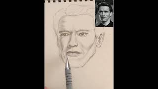 How to draw a face: Arnold Schwarzenegger