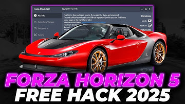 Forza Horizon 5 HACK | BEST Cheat Menu | Updated Mod Menu 2025 | MONEY GLITCH + Unlimited WheelSpins