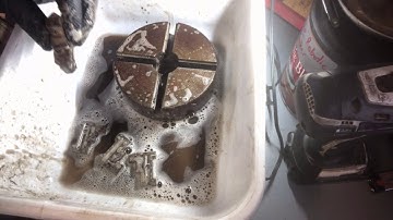 Atlas Lathe 4 Jaw Chuck Cleaning