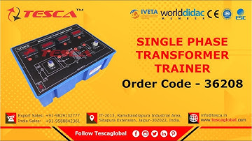 Single Phase Transformer Trainer || Tesca 36208