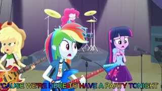 Shake Your Tail [With Lyrics] - My Little Pony Equestria Girls Rainbow Rocks Song chords