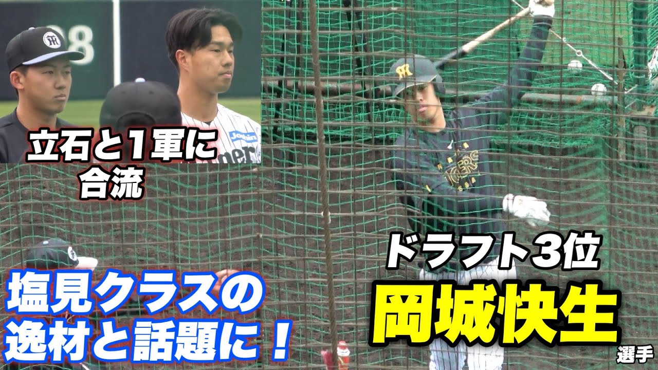 【筑波のスピードスター強肩外野手が初の1軍に合流！！】岡城快生選手と立石正弘選手が宜野座に合流