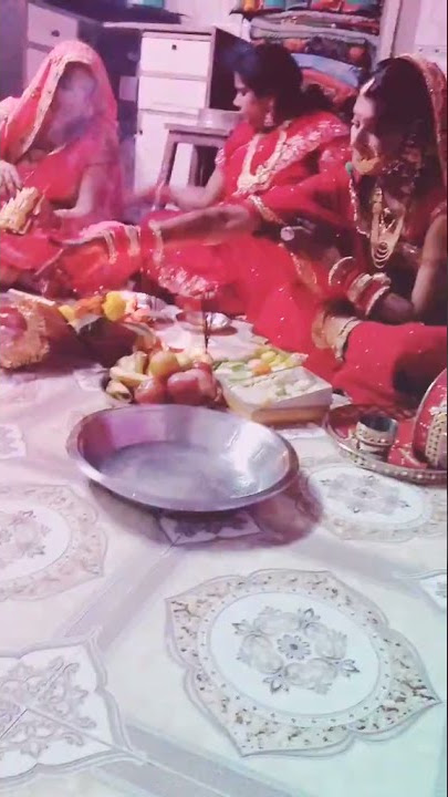 my first karwa chauth Puja 🙏🌺
