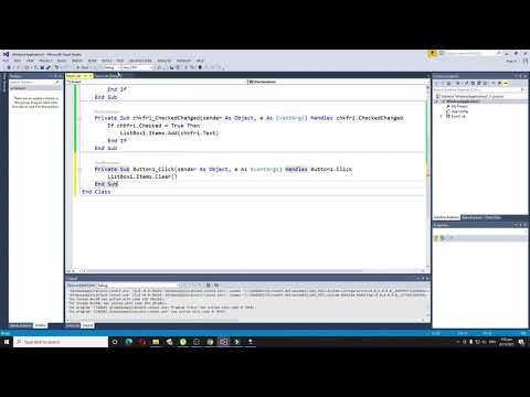 How to use CheckBox and RadioButton in Visual Studio Programming