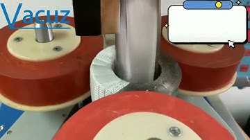 Semi Automatic Toroidal Coil Inductor Iron Core Insulation Cloth Paper Tape Wrapping Machines