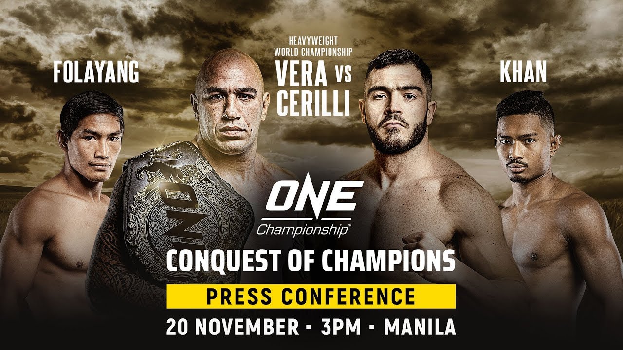 ONE Championship: CONQUEST OF CHAMPIONS Press Conference - YouTube