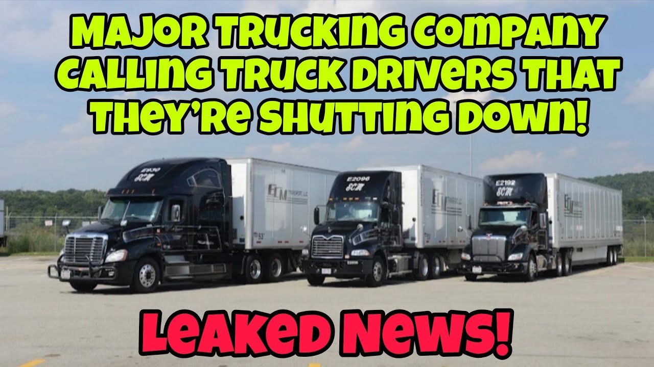 Major Trucking Company Calling Truck Drivers That They’re Shutting Down! Please Share!