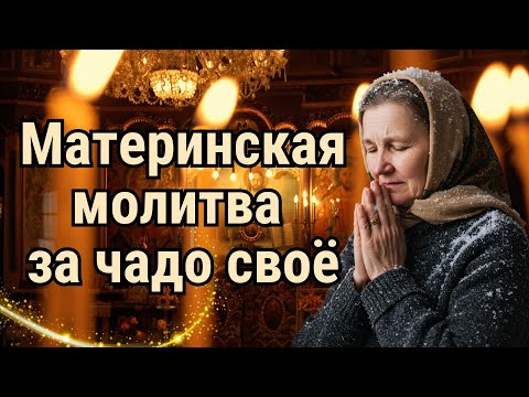 Материнская молитва за