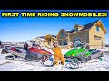 I Bought SNOWMOBILES Off Facebook Marketplace and then IMMEDIATELY Crashed!!! (Bad Idea)