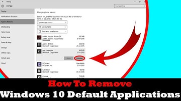 How to remove Windows 10 default applications