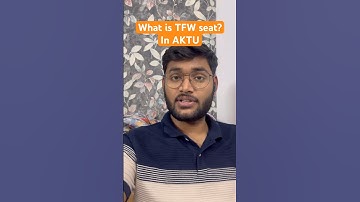 TFW seat in AKTU | AKTU counselling | its navneet