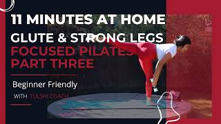 11-Minutes Pilates Glute Activation PART 3 with Weights | #homeworkout #pilatesworkout