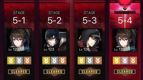 [Challenge mode] 5-1 to 5-4 no sigma comp easy clear