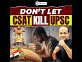 CSAT Needs 33%, Not Tough Maths | UPSC Prelims