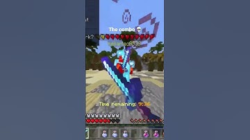 Best combo in Minecraft #minecraft #cubecraft #minecraftbedrock #mine #bedwars #troll #gaming #fell