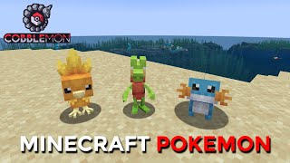 MOD MINECRAFT POKEMON TERBARU INI BAGUS BANGET!- Minecraft Cobblemon Indonesia #EP1