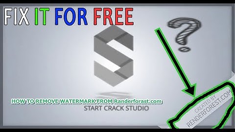 [PC]How to remove|Renderforest Watermark||Audio|from|Renderforest Video||Start Crack Studio|