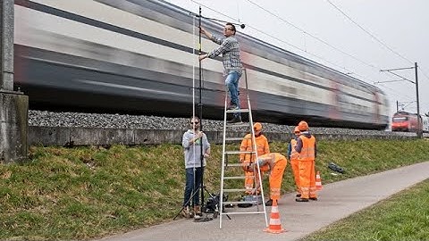 Novel rail "pads" against train noise