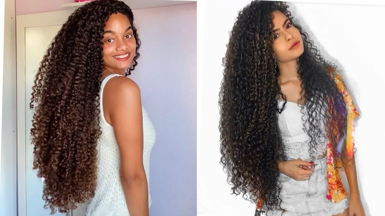 os cabelos longos e cacheados mais lindos do Instagram/projeto rapunzel