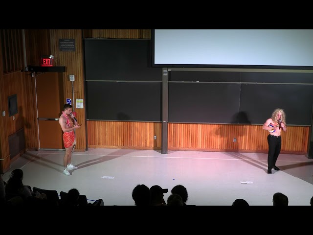 Our emcees, Gabriel and Abel, misunderstood who was to play Barbie and who was to be Ken.