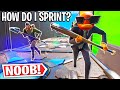 Worlds Biggest NOOB Learns to Deathrun *BOT* (Fortnite Creative Mode)