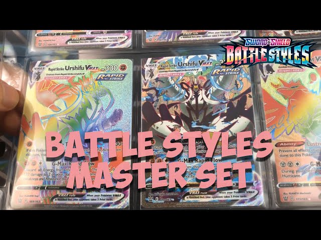 Pokemon TCG: SWSH Battle Styles MASTER SET. All 306 cards! - YouTube
