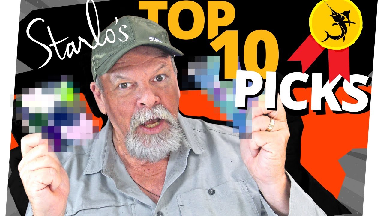 Starlo Lists His 10 Favourite Fishing Toys From The Past Year!