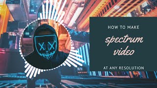 How To Make Spectrum Video Maker App(Audio Visualizer) ! screenshot 5