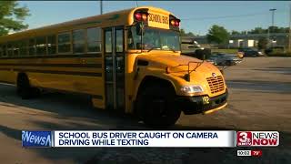 Bus driver fired after texting while driving school bus