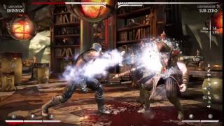 Mortal Kombat XL - Sub-Zero Cryomancer 40% corner combo (1 bar)