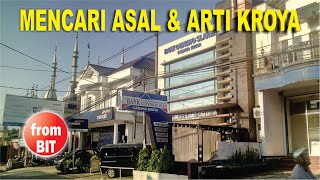 PENASARAN; arti dan asal kata kroya, sejarah kota kroya, apikeh !