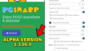 PGSharp New Beta Version: 1.136.0 Update | PGSharp New Skip Raid Feature | Pokemon Go New Glitch