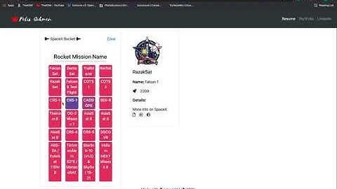 SpaceX launces using given REST API endpoint